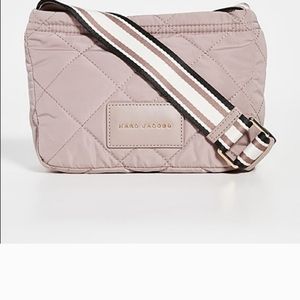 Marc Jacobs Quilted Nylon Messenger Crossbody Bag